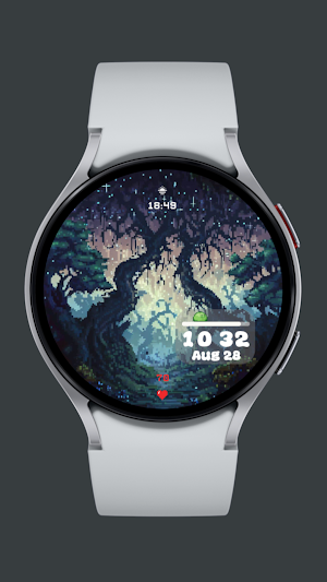 Glow Forest Watch Face Screenshot 2