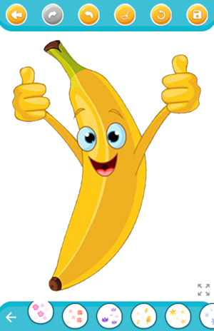 Banana coloring book Screenshot 2