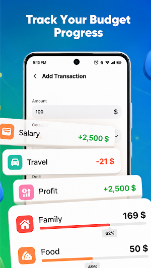 Daily Money Planner Screenshot 1