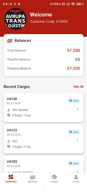 Avrupa Trans Lojistik Screenshot 0
