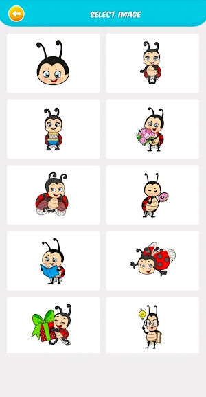 Cartoon Ladybug Coloring Screenshot 0
