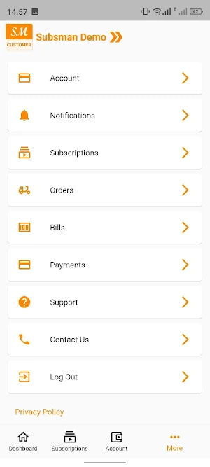 Subsman Customer Screenshot 3