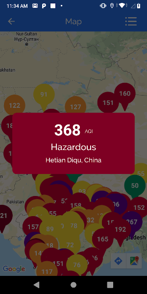 Air Quality Index - Real Time AQI Screenshot 3
