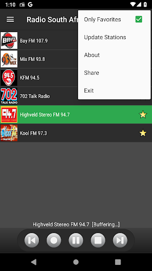 RADIO SOUTH AFRICA Screenshot 2