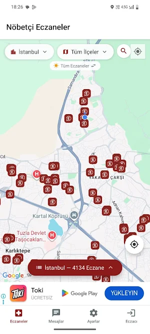 AçıkEczane - Nöbetçi Eczane Screenshot 0