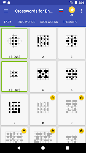 Crosswords: Learn English Words Screenshot 1