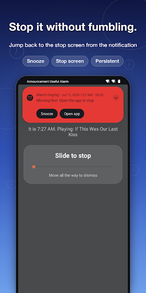 Announcement Useful Alarm Screenshot 2