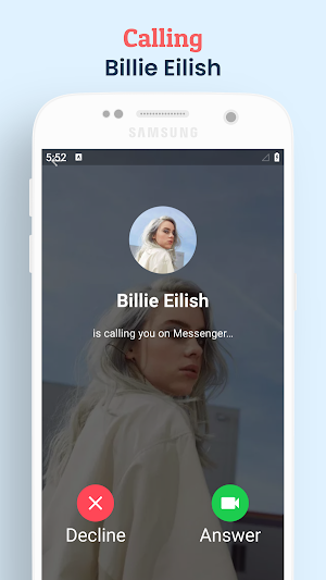 Billie Eilish Calling You Screenshot 2