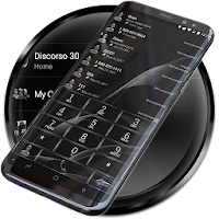 Dialer Theme MetalGate Black