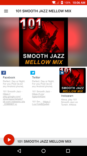101 SMOOTH JAZZ MELLOW MIX Screenshot 0