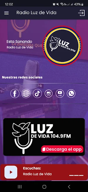 Radio Luz de Vida - Venezuela Screenshot 2