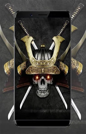 Japanese Samurai Art Wallpaper Screenshot 1