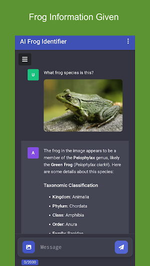 AI Frog Identifier Screenshot 2