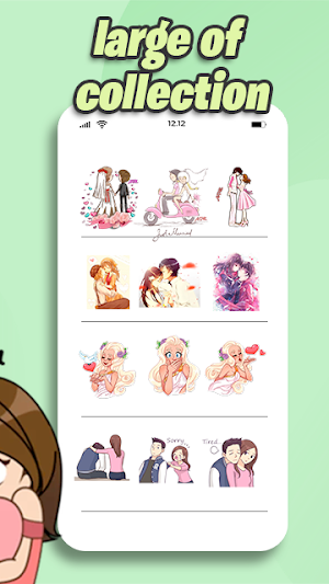 Stickers Romantic For WhatsApp Screenshot 1