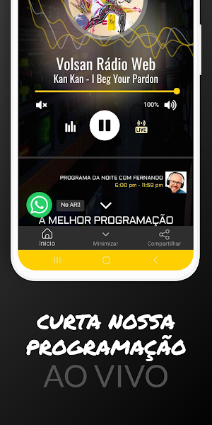 Volsan Rádio Web Screenshot 3