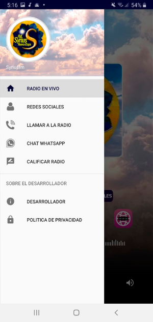 Syrius FM Screenshot 2
