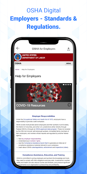 OSHA Digital Standards/Safety Screenshot 3