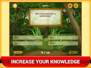 Wild Animal Quiz Game For Kids Screenshot 1