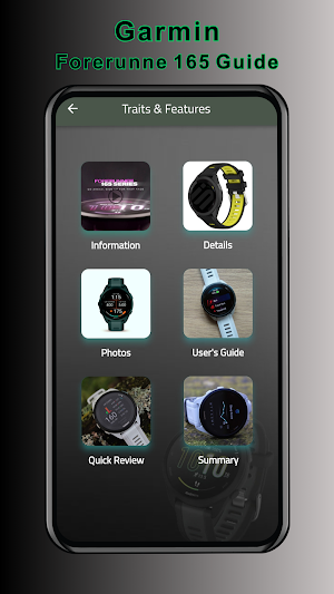 Garmin Forerunner 165 Guide Screenshot 1