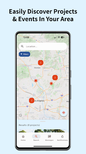 Project List Screenshot 1