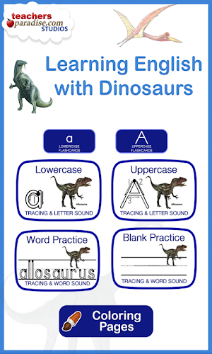 ABC Dinosaurs - Learning English with Dinosaurs Screenshot 0