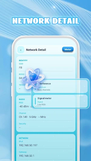 WiFi Spectra: Net Analyzer Screenshot 1