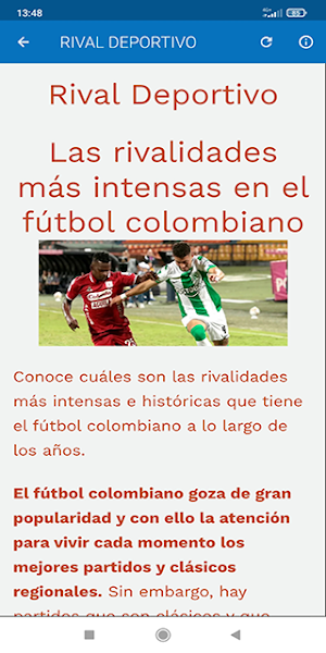 Rival Deportivo Screenshot 0