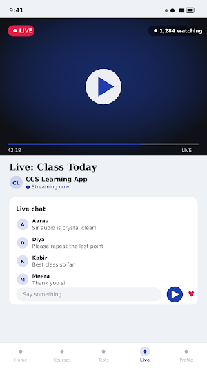 CCS Learning App Screenshot 3