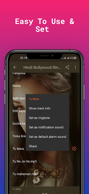 Hindi Bollywood Ringtone 2021 Screenshot 3