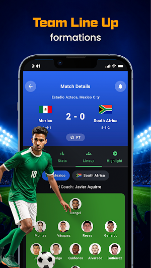 Live Football Scores: Matches Screenshot 1