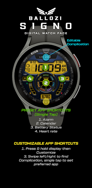 BALLOZI SIGNO Watch Face Screenshot 2