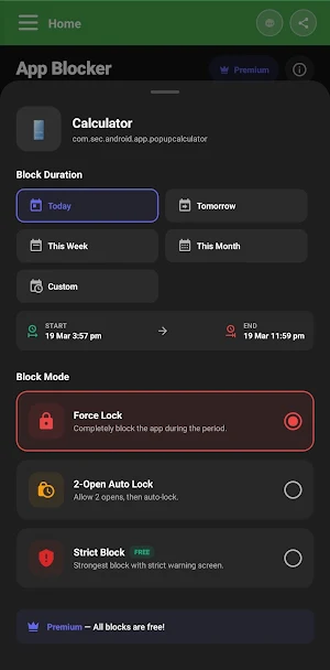 Restart21: Habit & App Blocker Screenshot 1
