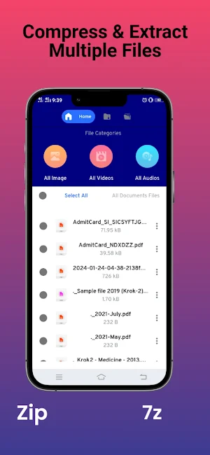 Zip Extractor -Zip, Unzip, 7z Screenshot 1