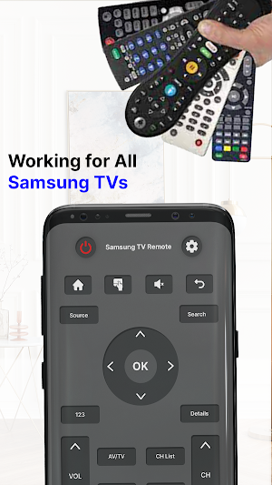Samsung Smart TV Remote App Screenshot 2