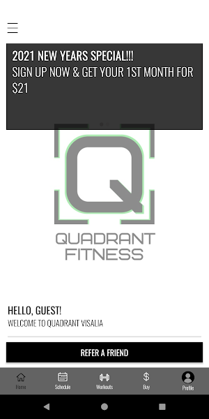 QUADRANT FITNESS Screenshot 1
