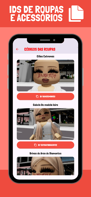 Brookids - Códigos de roupas Screenshot 3