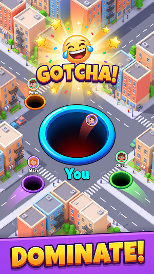 Hole Run: Eat the City Screenshot 1
