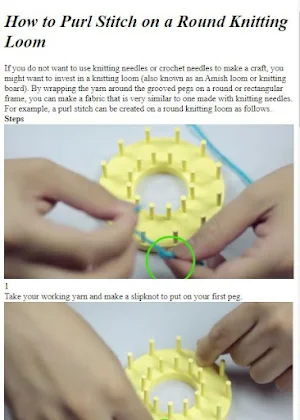 Circular Knitting Tutorials Screenshot 1