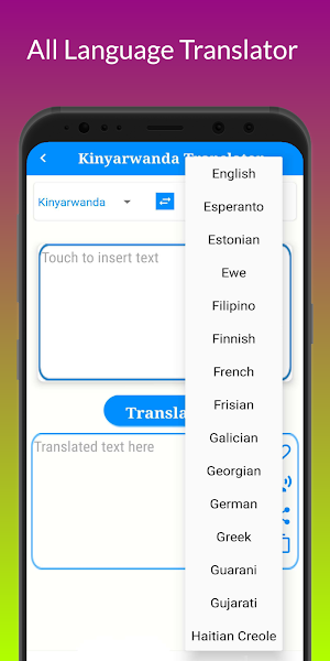 Kinyarwanda Translator Screenshot 2