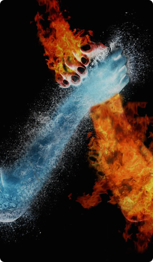 Fire and Water Wallpaper Screenshot 3