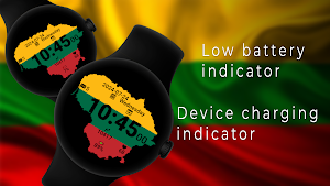 Lithuania Map Watch Face Screenshot 3