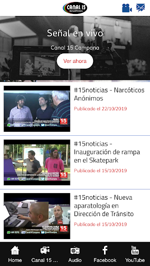 Canal 15 Campana Screenshot 0