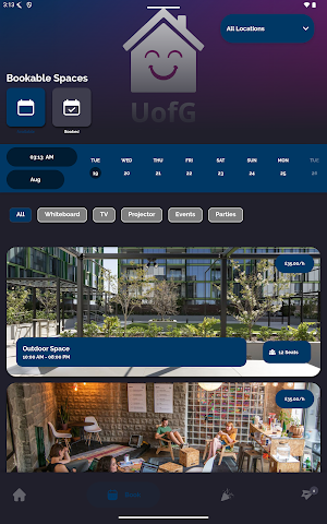 UofG RESIDENCES Screenshot 2
