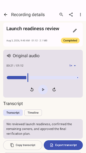 EchoNote: Speech to Text Screenshot 3