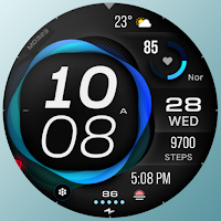 MD323 Modern Digital WatchFace