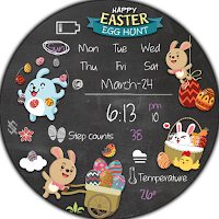BFF43 - Happy Easter Bunny
