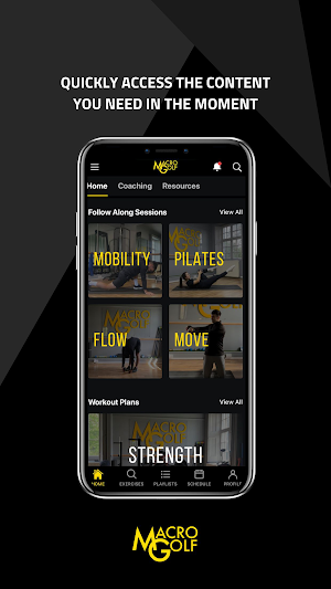 Macro Golf Fitness Screenshot 0