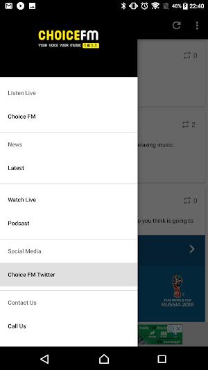 CHOICE FM SA Screenshot 1