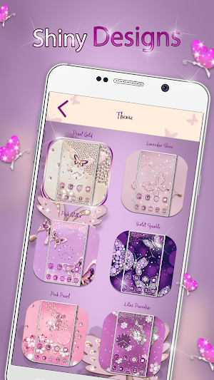 Butterfly Diamond Theme Screenshot 1
