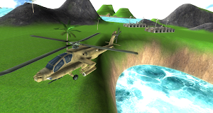 Fly Helicopter Flight Sim 3D Screenshot 0
